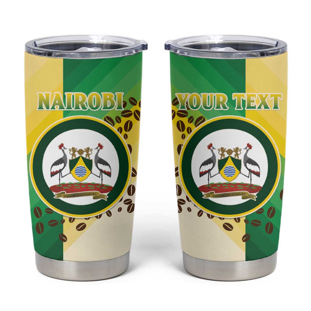 Personalised Nairobi Kenya Tumbler Cup The Green City under the Sun