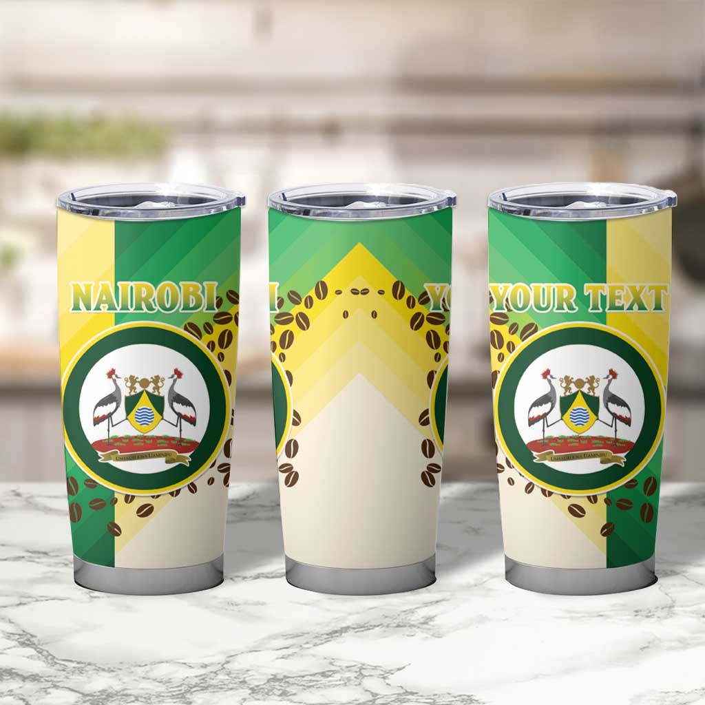 Personalised Nairobi Kenya Tumbler Cup The Green City under the Sun