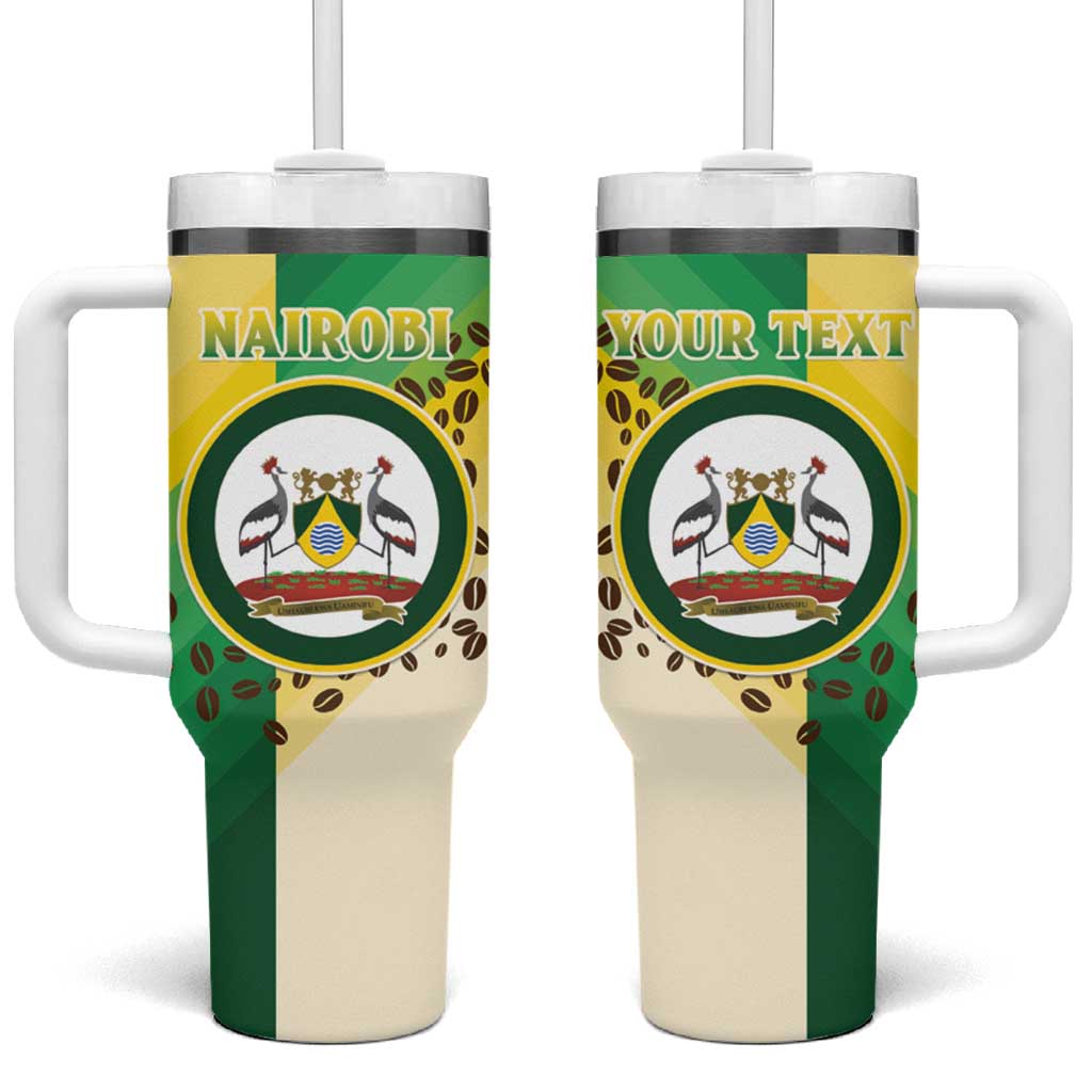 Personalised Nairobi Kenya Tumbler With Handle The Green City under the Sun
