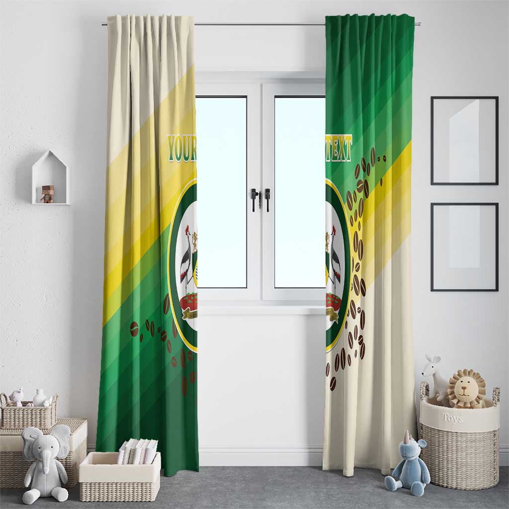 Personalised Nairobi Kenya Window Curtain The Green City under the Sun