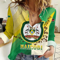 Personalised Nairobi Kenya Women Casual Shirt The Green City under the Sun