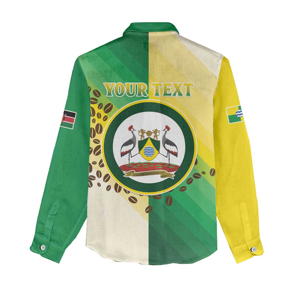 Personalised Nairobi Kenya Women Casual Shirt The Green City under the Sun