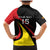 Uganda Rugby Custom Family Matching Mermaid Dress and Hawaiian Shirt Black Crowned Crane Mascot - Sporty Style