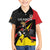 Uganda Rugby Custom Family Matching Summer Maxi Dress and Hawaiian Shirt Black Crowned Crane Mascot - Sporty Style