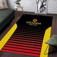 Uganda Rugby Custom Area Rug Go Cranes
