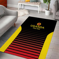 Uganda Rugby Custom Area Rug Go Cranes