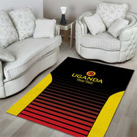 Uganda Rugby Custom Area Rug Go Cranes
