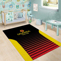 Uganda Rugby Custom Area Rug Go Cranes