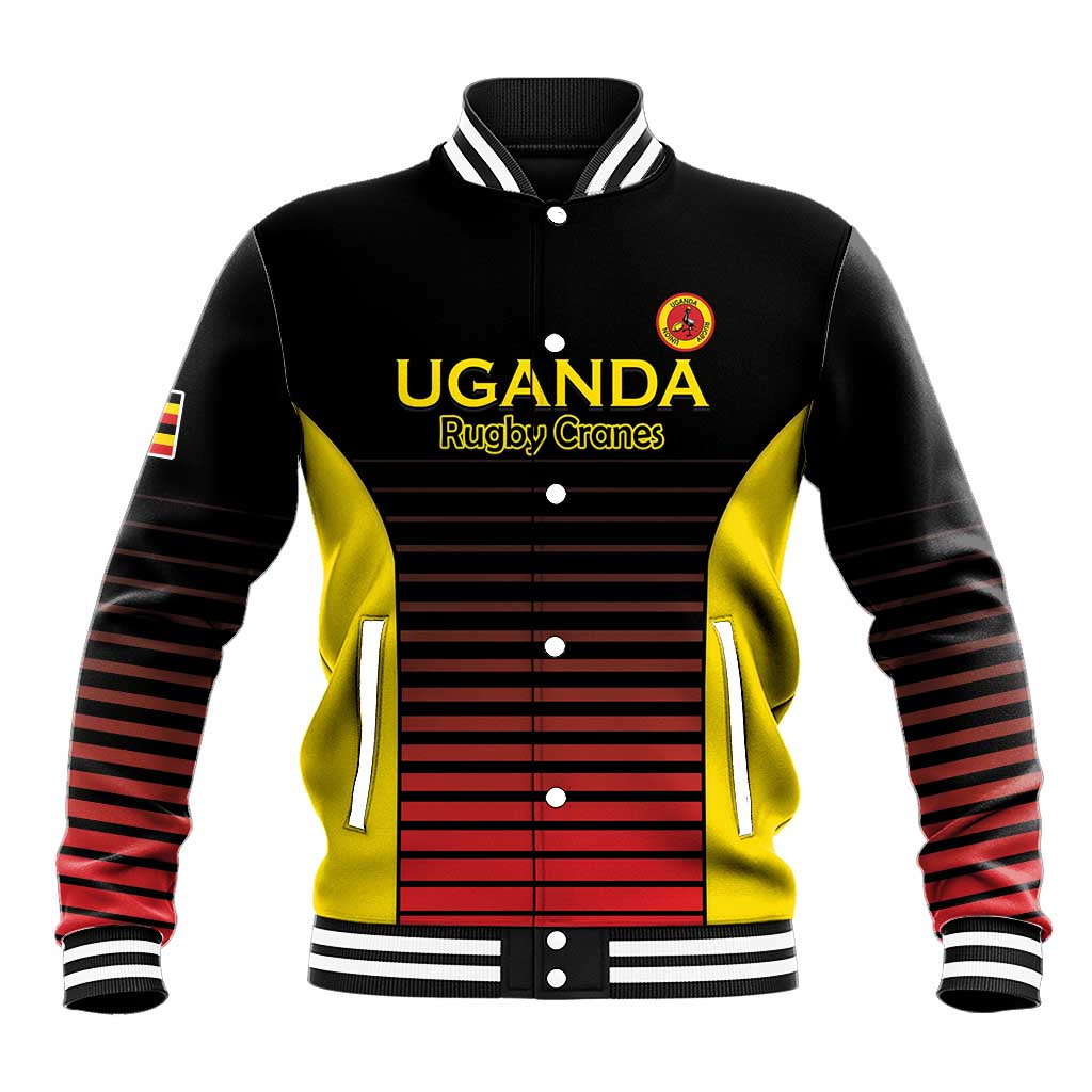 Uganda Rugby Custom Baseball Jacket Go Cranes