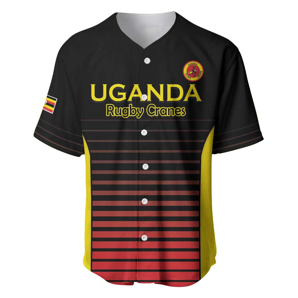 Uganda Rugby Custom Baseball Jersey Go Cranes