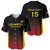 Uganda Rugby Custom Baseball Jersey Go Cranes