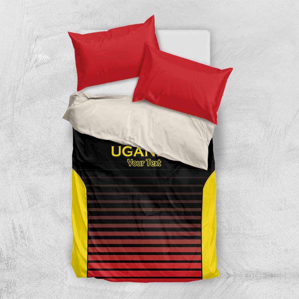 Uganda Rugby Custom Bedding Set Go Cranes