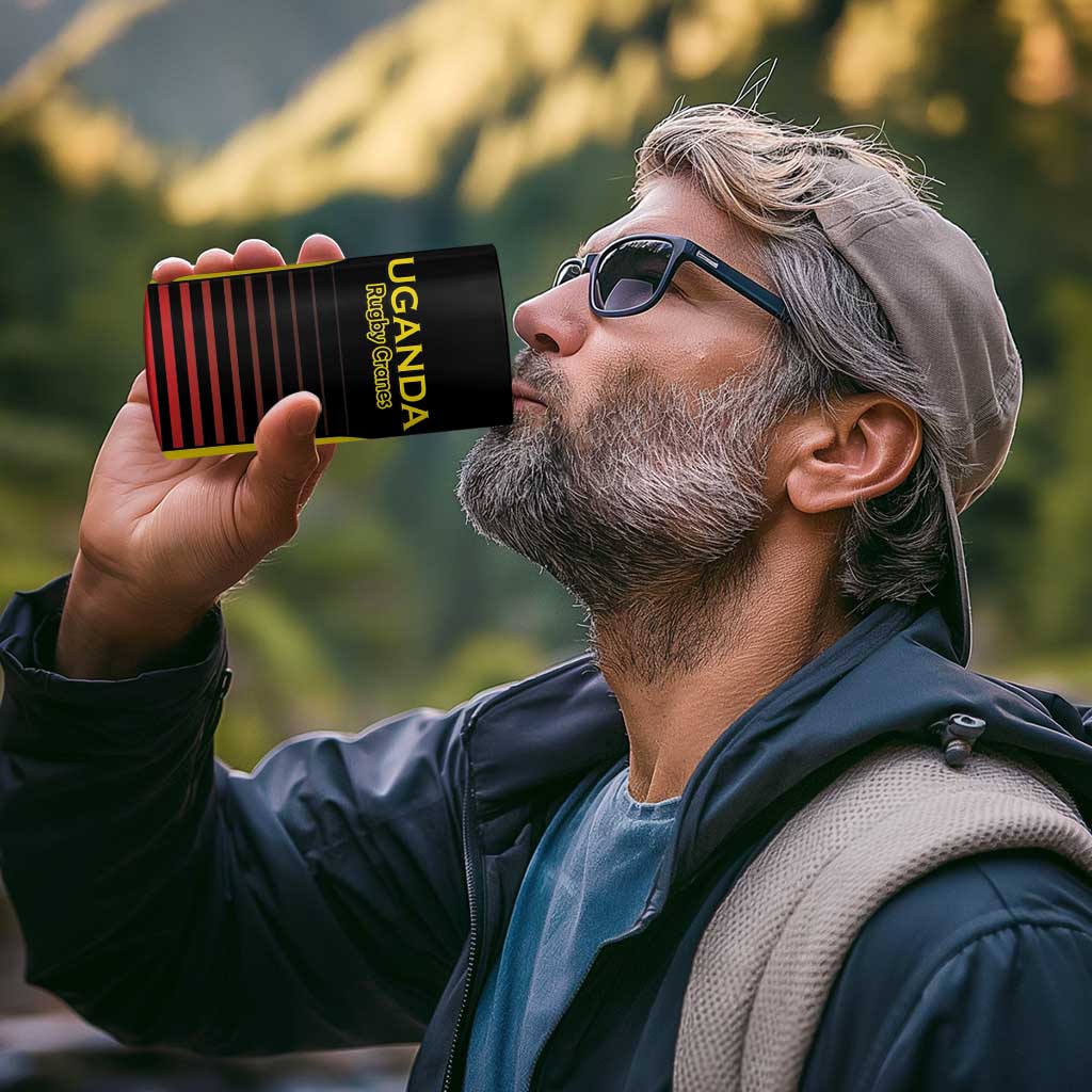 Uganda Rugby Custom 4 in 1 Can Cooler Tumbler Go Cranes