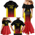 Uganda Rugby Custom Family Matching Mermaid Dress and Hawaiian Shirt Go Cranes