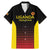 Uganda Rugby Custom Family Matching Mermaid Dress and Hawaiian Shirt Go Cranes