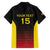 Uganda Rugby Custom Family Matching Off The Shoulder Long Sleeve Dress and Hawaiian Shirt Go Cranes