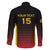 Uganda Rugby Custom Family Matching Off The Shoulder Long Sleeve Dress and Hawaiian Shirt Go Cranes