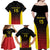 Uganda Rugby Custom Family Matching Off Shoulder Maxi Dress and Hawaiian Shirt Go Cranes