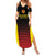 Uganda Rugby Custom Family Matching Summer Maxi Dress and Hawaiian Shirt Go Cranes