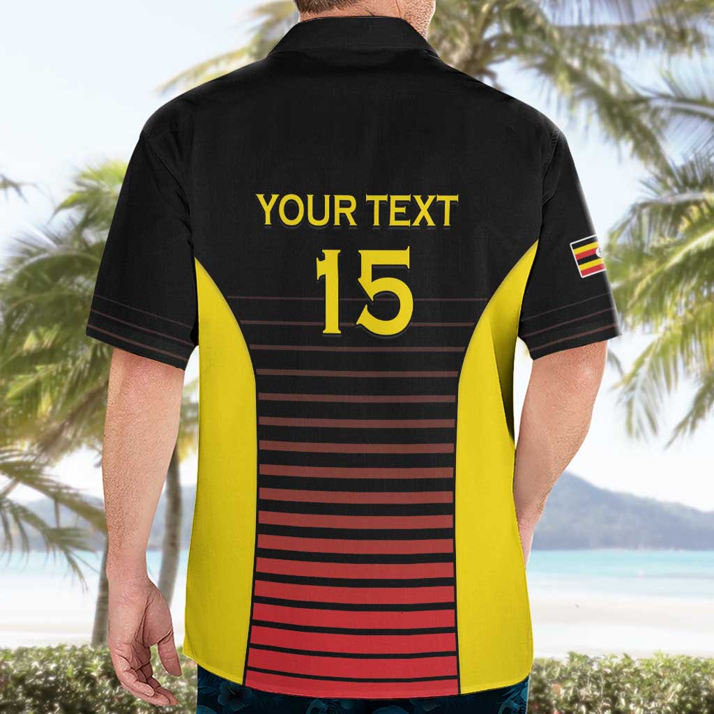 Uganda Rugby Custom Hawaiian Shirt Go Cranes