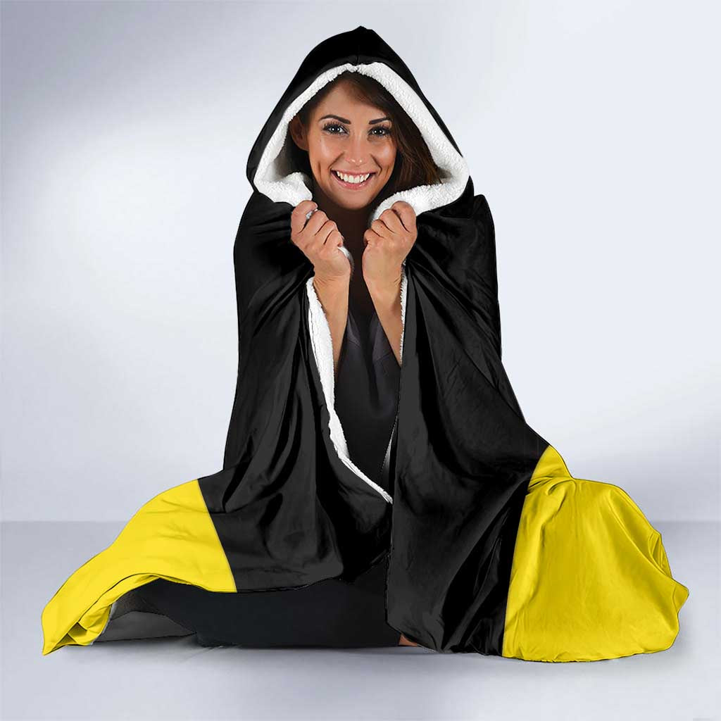 Uganda Rugby Custom Hooded Blanket Go Cranes