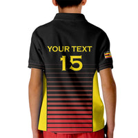 Uganda Rugby Custom Kid Polo Shirt Go Cranes