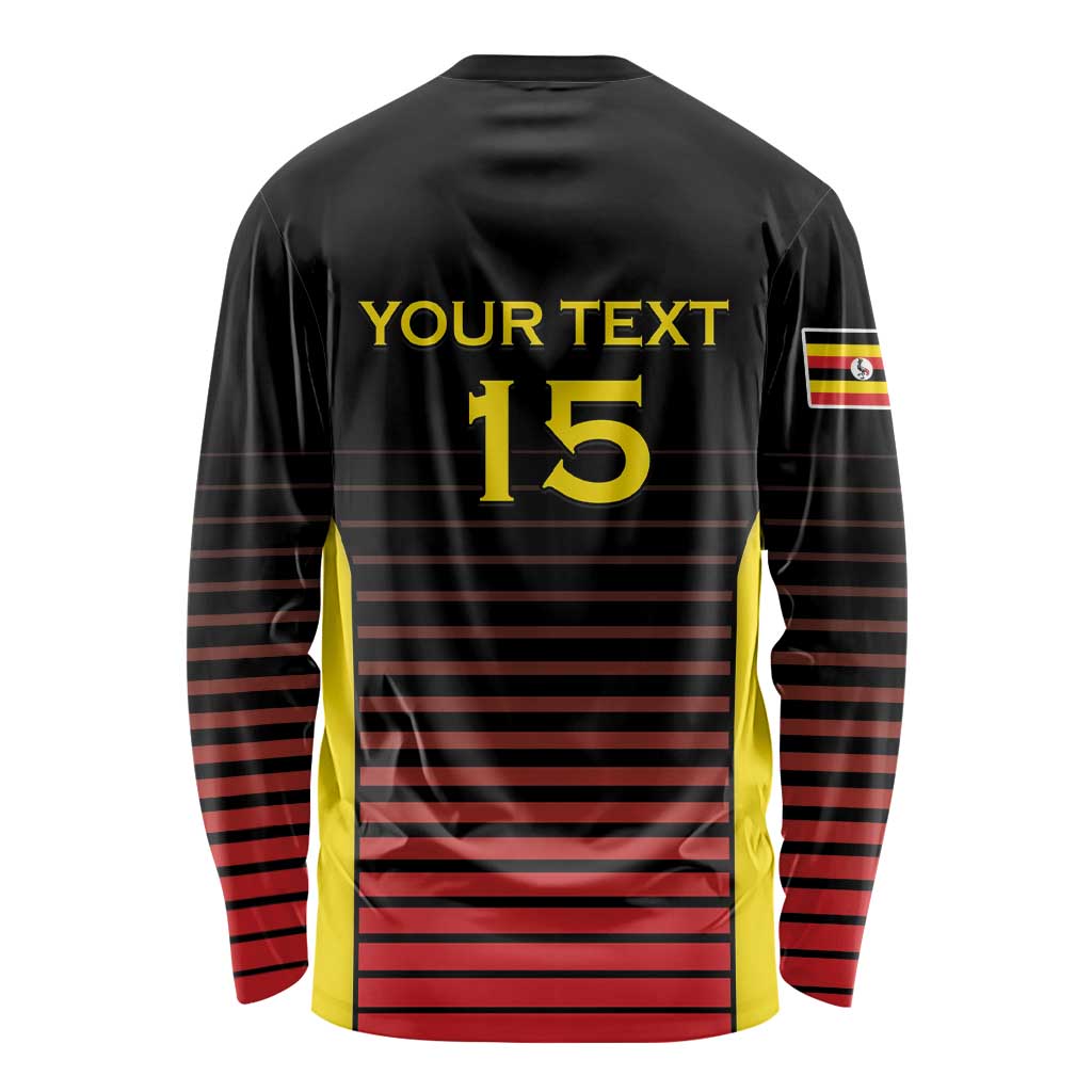 Uganda Rugby Custom Long Sleeve Shirt Go Cranes