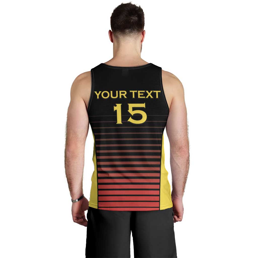 Uganda Rugby Custom Men Tank Top Go Cranes