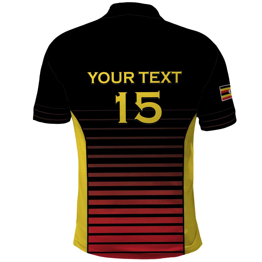 Uganda Rugby Custom Polo Shirt Go Cranes