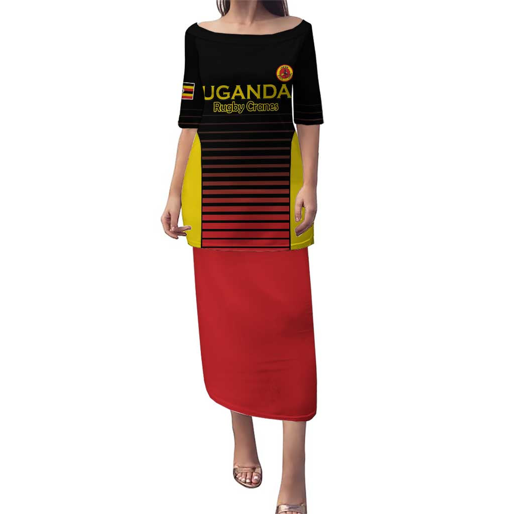 Uganda Rugby Custom Puletasi Go Cranes