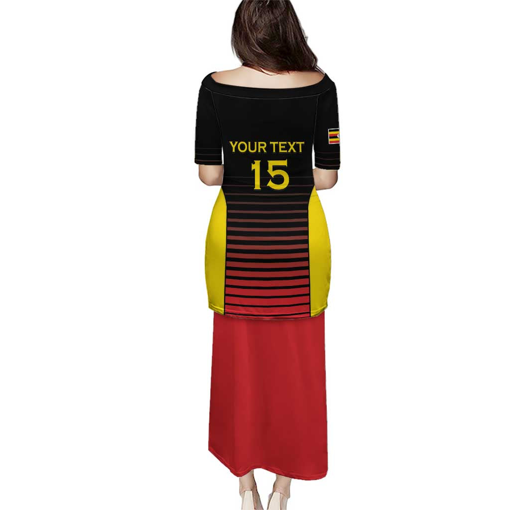 Uganda Rugby Custom Puletasi Go Cranes