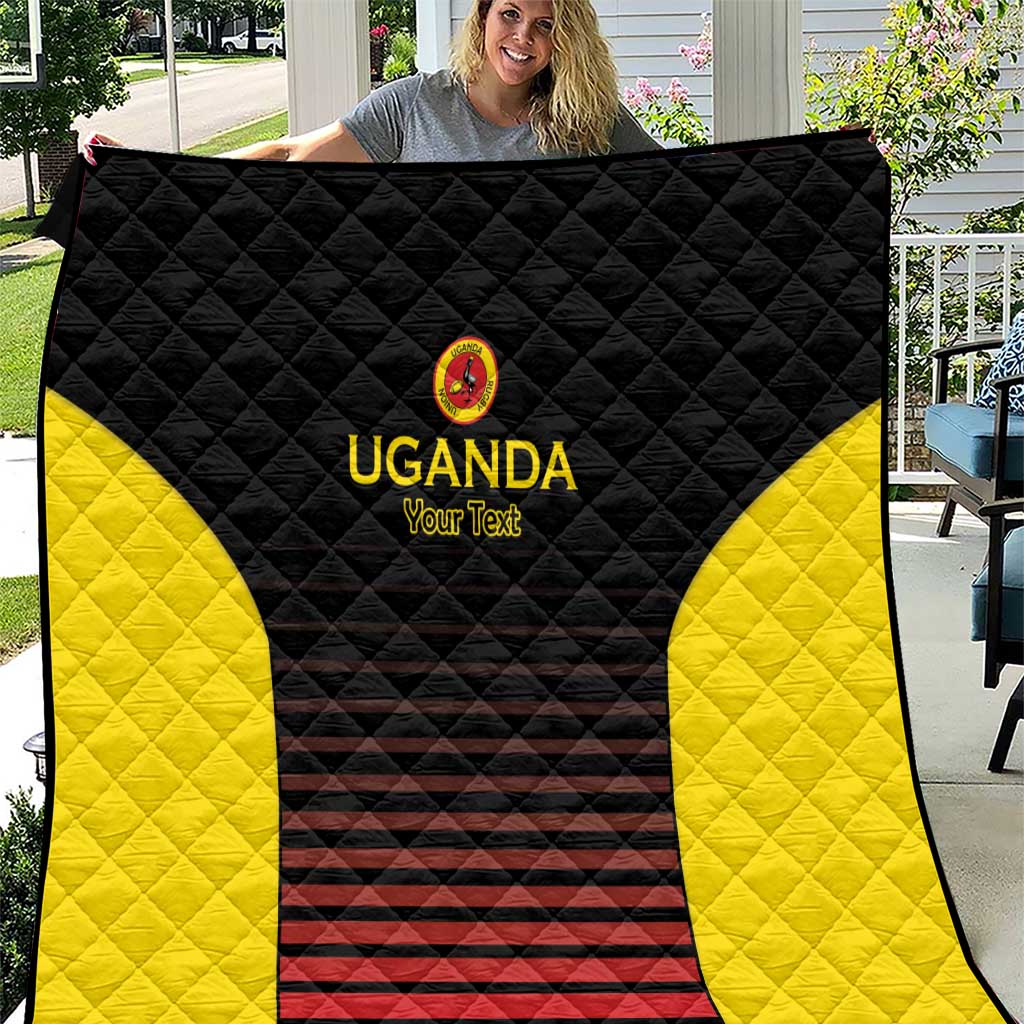Uganda Rugby Custom Quilt Go Cranes