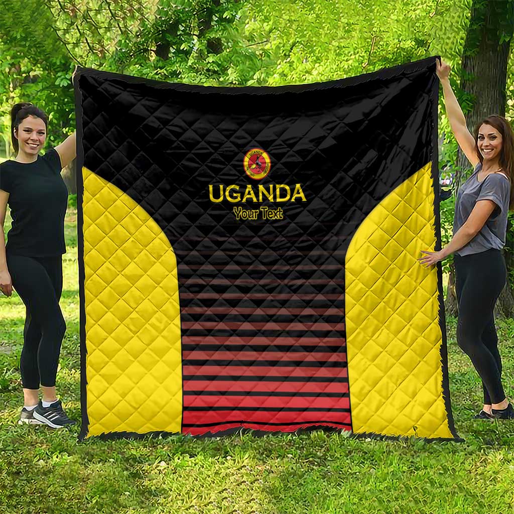 Uganda Rugby Custom Quilt Go Cranes