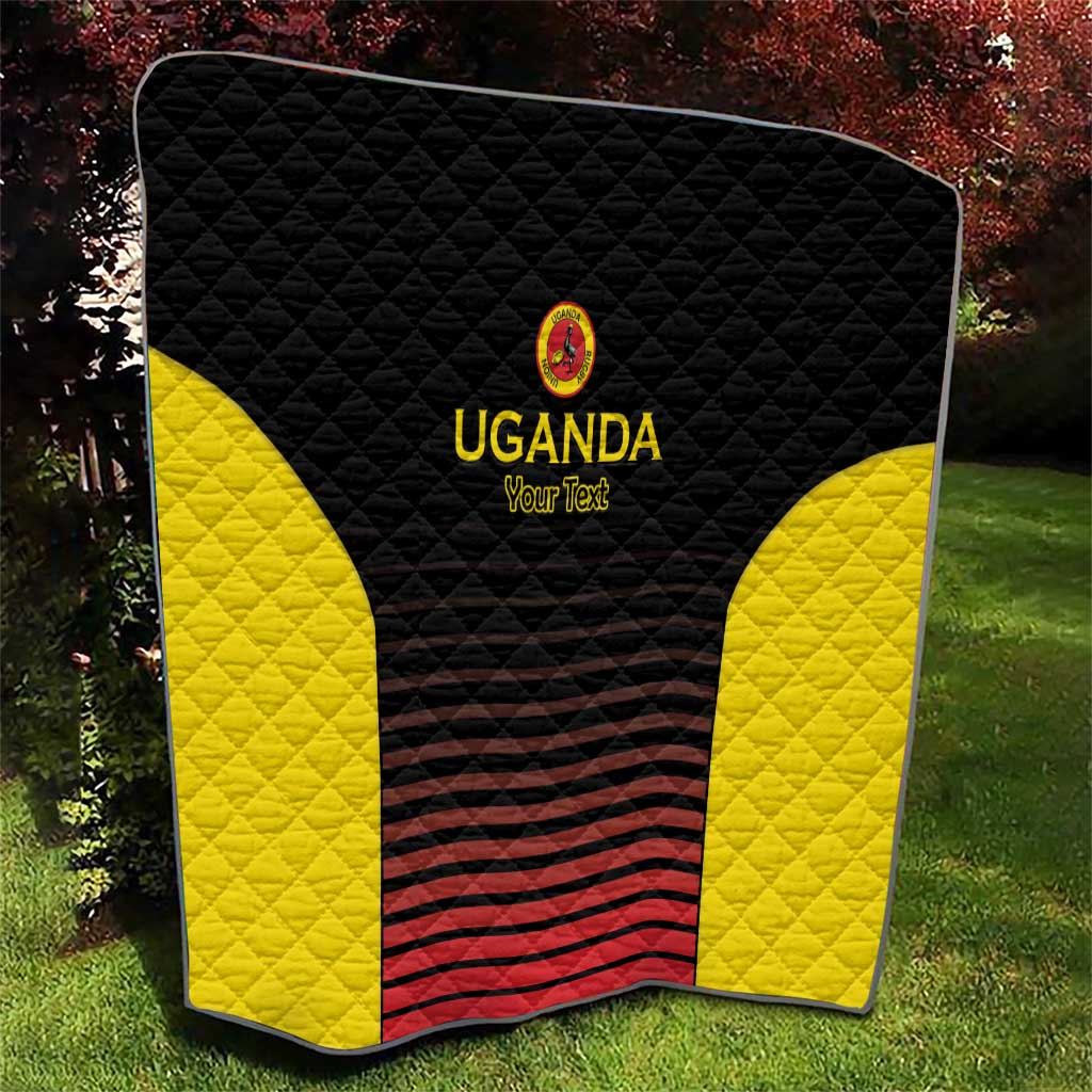 Uganda Rugby Custom Quilt Go Cranes