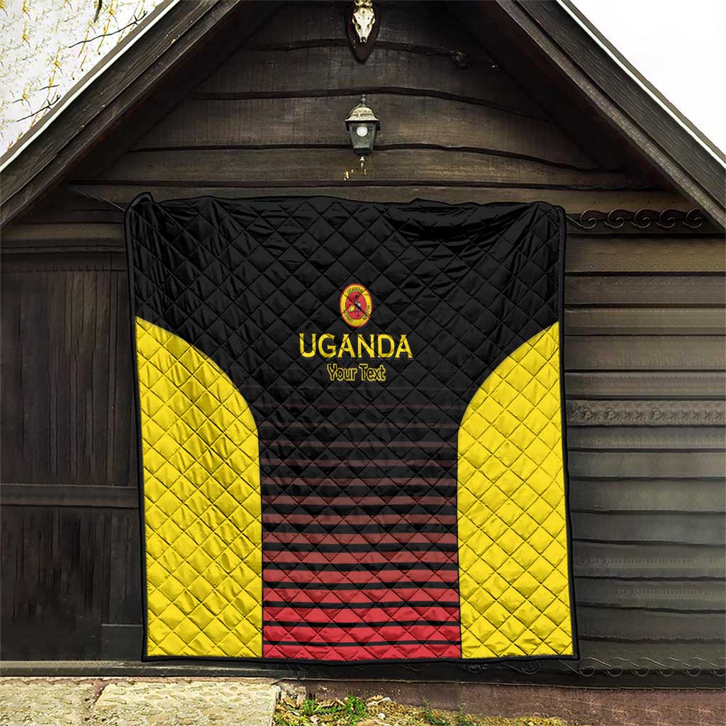 Uganda Rugby Custom Quilt Go Cranes