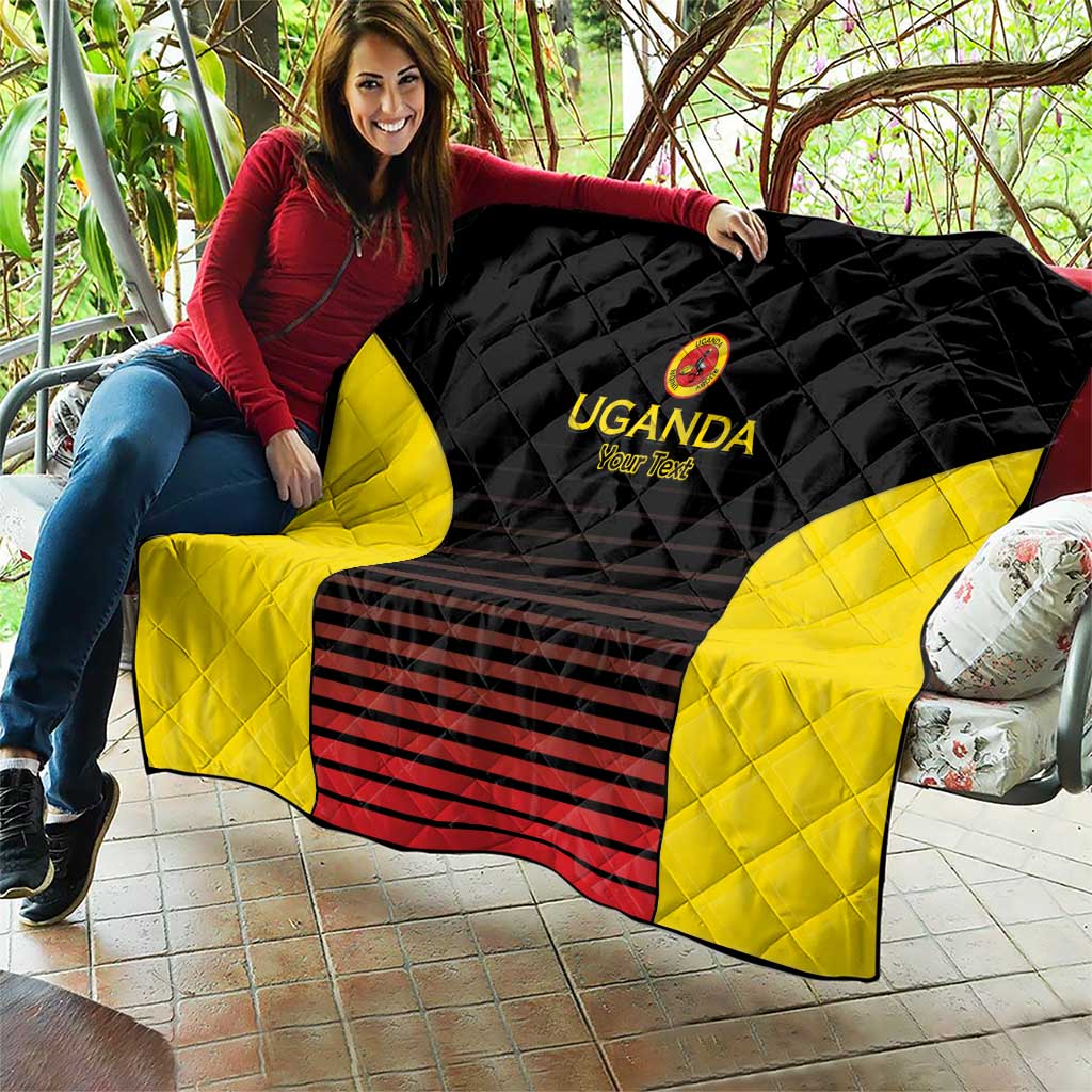 Uganda Rugby Custom Quilt Go Cranes