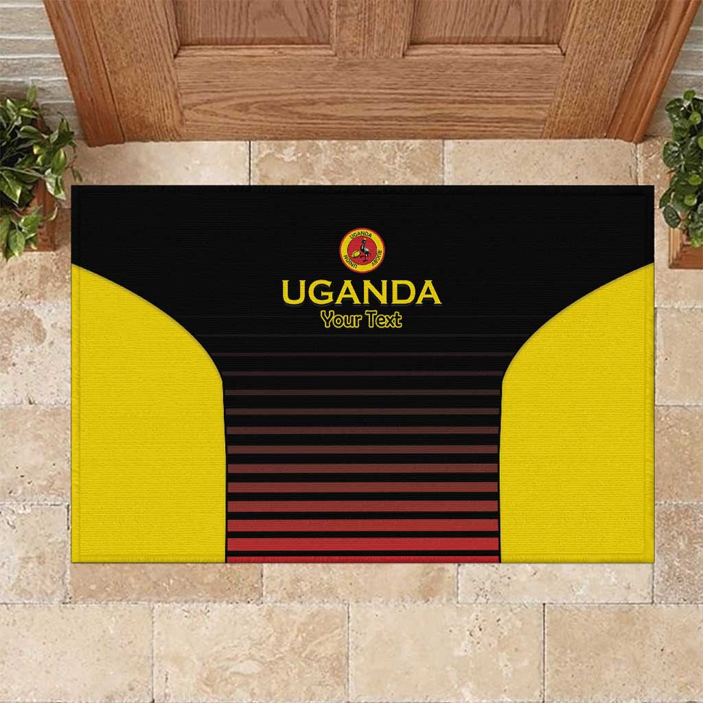 Uganda Rugby Custom Rubber Doormat Go Cranes