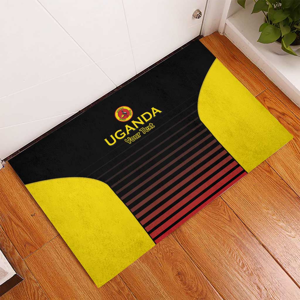 Uganda Rugby Custom Rubber Doormat Go Cranes
