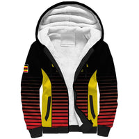 Uganda Rugby Custom Sherpa Hoodie Go Cranes