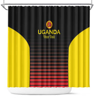 Uganda Rugby Custom Shower Curtain Go Cranes