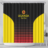 Uganda Rugby Custom Shower Curtain Go Cranes