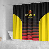Uganda Rugby Custom Shower Curtain Go Cranes