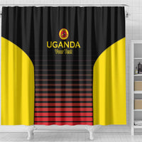 Uganda Rugby Custom Shower Curtain Go Cranes