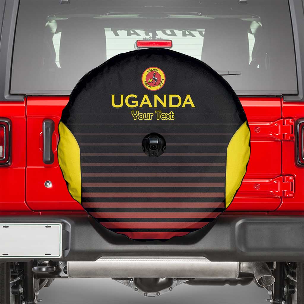 Uganda Rugby Custom Spare Tire Cover Go Cranes