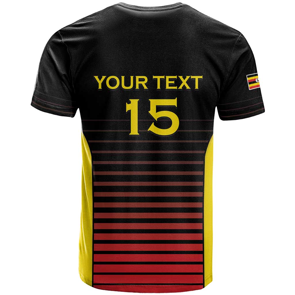 Uganda Rugby Custom T Shirt Go Cranes