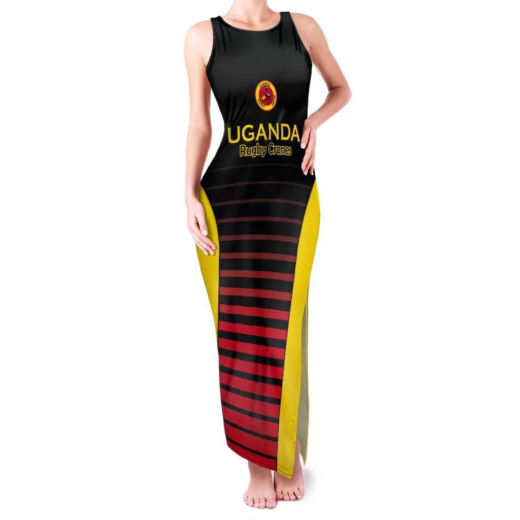 Uganda Rugby Custom Tank Maxi Dress Go Cranes