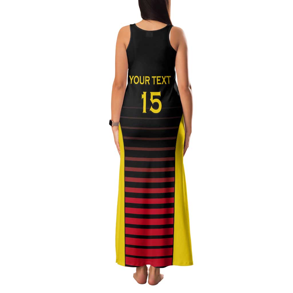 Uganda Rugby Custom Tank Maxi Dress Go Cranes