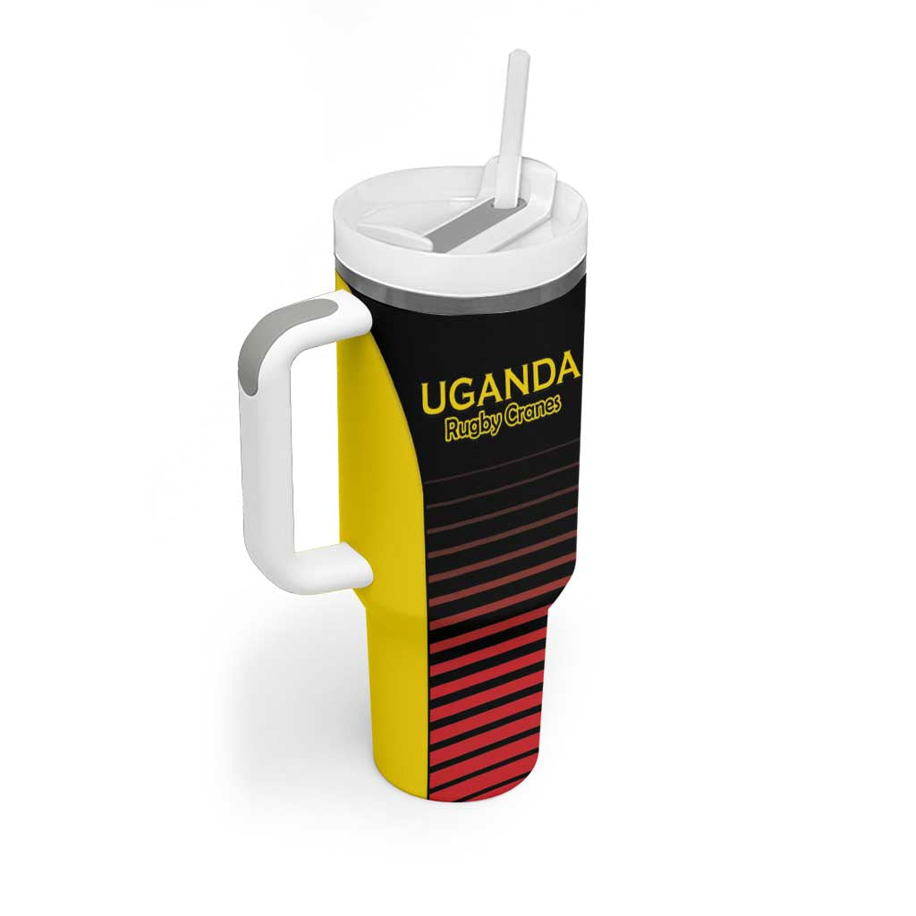 Uganda Rugby Custom Tumbler With Handle Go Cranes