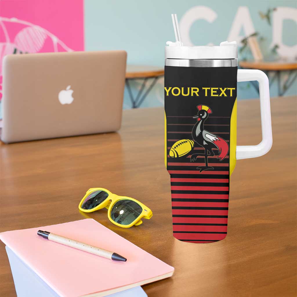 Uganda Rugby Custom Tumbler With Handle Go Cranes