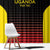 Uganda Rugby Custom Window Curtain Go Cranes